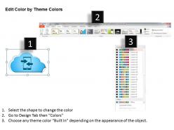 0814 cloud computing icons phone ringing email social laptop tweet communication ppt slides