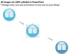 0914 Big Data Technology Icons Analytics Storage Replication Dashboard Magnify Ppt Slide