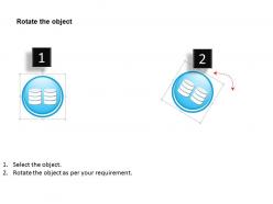 0914 Big Data Technology Icons Analytics Storage Replication Dashboard Magnify Ppt Slide