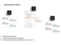 1214 four staged icons for internet with text boxes powerpoint template