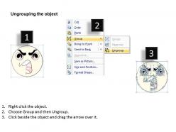2014 business ppt diagram emoticon showing hyper expression powerpoint template