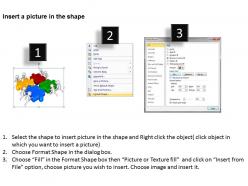 3d team joining jigsaw puzzles business ppt graphics icons powerpoint
