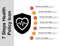 7 steps health policy icon