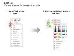 Accepted rejected damaged fingerprints ppt icons graphics