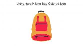 Adventure Hiking Bag Colored Icon In Powerpoint Pptx Png And Editable Eps Format