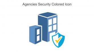 Agencies Security Colored Icon In Powerpoint Pptx Png And Editable Eps Format