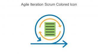 Agile Iteration Scrum Colored Icon In Powerpoint Pptx Png And Editable Eps Format