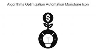Algorithms Optimization Automation Monotone Icon In Powerpoint Pptx Png And Editable Eps Format