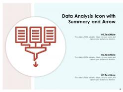 Analysis icon magnifying business growth arrow information research gear