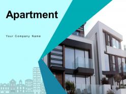 Apartment residential building exterior commercial panoramic