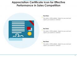 Appreciation Icon Employee Recognition Sales Competition Motivation Team