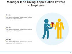 Appreciation Icon Employee Recognition Sales Competition Motivation Team