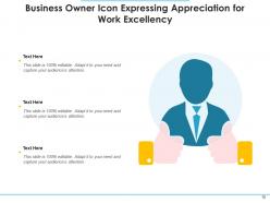 Appreciation Icon Employee Recognition Sales Competition Motivation Team