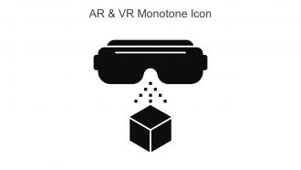 AR And VR Monotone Icon In Powerpoint Pptx Png And Editable Eps Format