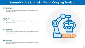 Assembly Line Icon Powerpoint Ppt Template Bundles