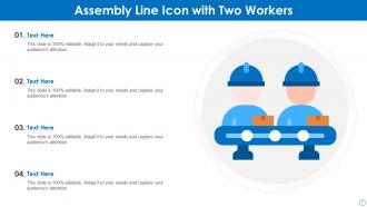 Assembly Line Icon Powerpoint Ppt Template Bundles