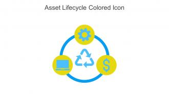 Asset Lifecycle Colored Icon In Powerpoint Pptx Png And Editable Eps Format