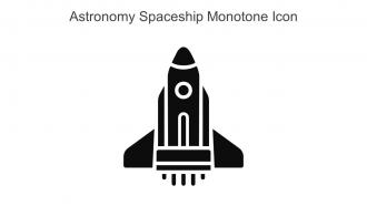 Astronomy Spaceship Monotone Icon In Powerpoint Pptx Png And Editable Eps Format