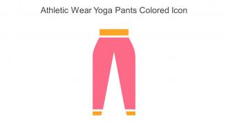 Athletic Wear Yoga Pants Colored Icon In Powerpoint Pptx Png And Editable Eps Format