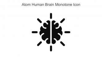 Atom Human Brain Monotone Icon In Powerpoint Pptx Png And Editable Eps Format