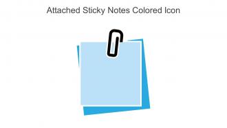 Attached Sticky Notes Colored Icon In Powerpoint Pptx Png And Editable Eps Format