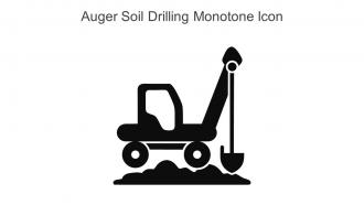 Auger Soil Drilling Monotone Icon In Powerpoint Pptx Png And Editable Eps Format