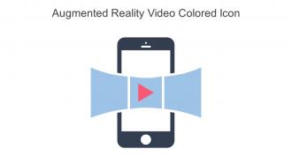 Augmented Reality Video Colored Icon In Powerpoint Pptx Png And Editable Eps Format