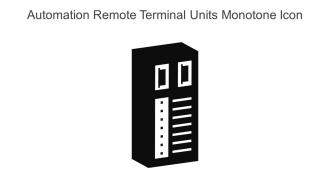 Automation Remote Terminal Units Monotone Icon In Powerpoint Pptx Png And Editable Eps Format