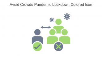 Avoid Crowds Pandemic Lockdown Colored Icon In Powerpoint Pptx Png And Editable Eps Format
