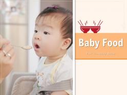Baby Food Symbol Plastic Handle Glass Person Selective