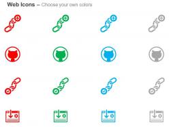 Backlink checker git hub code link building landing page ppt icons graphics
