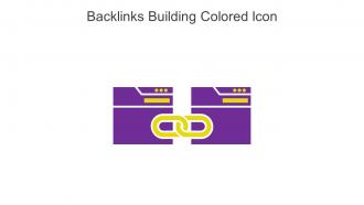 Backlinks Building Colored Icon In Powerpoint Pptx Png And Editable Eps Format