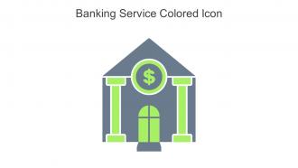 Banking Service Colored Icon In Powerpoint Pptx Png And Editable Eps Format