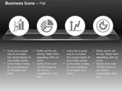 Bar graph pie chart growth arrow analysis ppt icons graphics