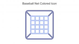 Baseball Net Colored Icon In Powerpoint Pptx Png And Editable Eps Format