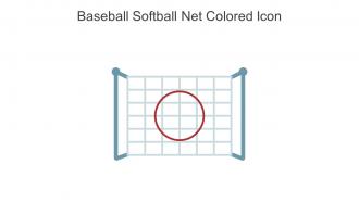 Baseball Softball Net Colored Icon In Powerpoint Pptx Png And Editable Eps Format