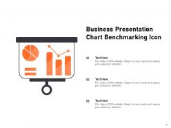 Benchmarking Icon Business Gear Financial Dollar Performance Assessment Progress