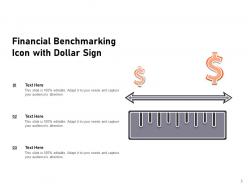 Benchmarking Icon Business Gear Financial Dollar Performance Assessment Progress