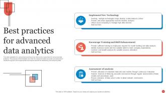 Best Practices For Advanced Data Analytics