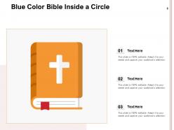 Bible Cross Circle Forehead Bookmark Inside