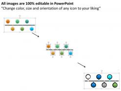 Bl six staged business timeline with icons powerpoint templets