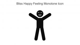 Bliss Happy Feeling Monotone Icon In Powerpoint Pptx Png And Editable Eps Format