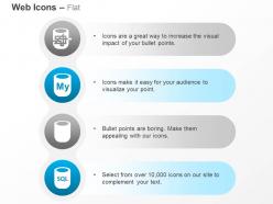 Bm my sql server database safety ppt icons graphics