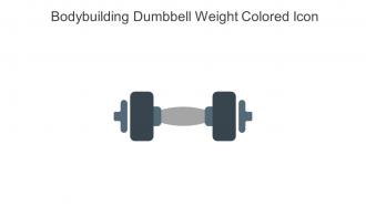 Bodybuilding Dumbbell Weight Colored Icon In Powerpoint Pptx Png And Editable Eps Format