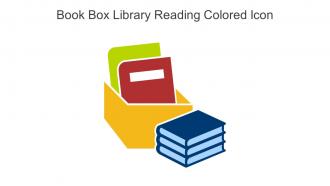 Book Box Library Reading Colored Icon In Powerpoint Pptx Png And Editable Eps Format