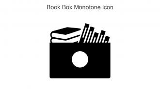 Book Box Monotone Icon In Powerpoint Pptx Png And Editable Eps Format
