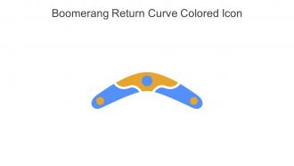 Boomerang Return Curve Colored Icon In Powerpoint Pptx Png And Editable Eps Format