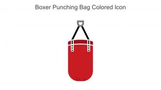 Boxer Punching Bag Colored Icon In Powerpoint Pptx Png And Editable Eps Format