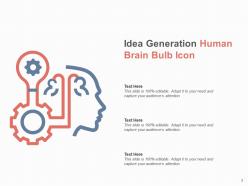 Brain Bulb Planning And Idea Generation Gear Business