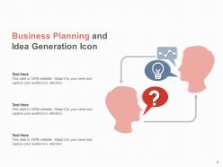 Brain Bulb Planning And Idea Generation Gear Business